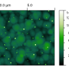 AFM tips imaged on ZnSe film